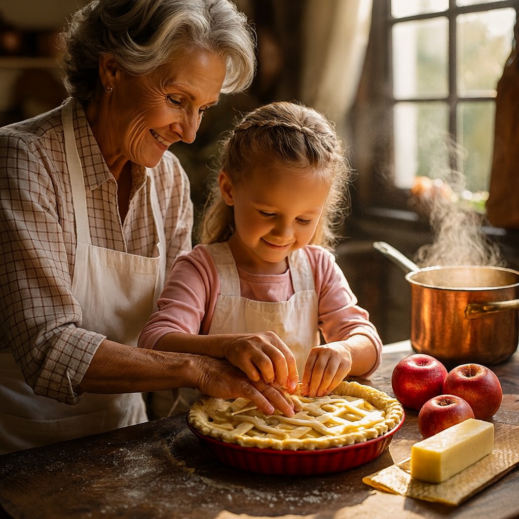 Grandma's Apple Cake: The Scent of Childhood and Home