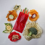 Beeswax wraps - Multipack XL/M/M/S, Yellow bees