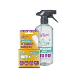 Starter Pack - Bathroom Cleaning Tablets 4 pcs + Bottle