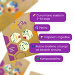 Omoti od pčelinjeg voska - Multipack XL/M/M/S - Bloom & Orange Dots