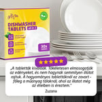 ECO mosogatógép tabletta All-in-one – 3 x 30 db, illatmentes