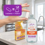 Kezdőcsomag - konyhai tisztítótabletták 4 db + flakon
