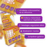 Kezdőcsomag - konyhai tisztítótabletták 4 db + flakon
