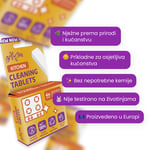 ECO tablete za čišćenje za kuhinju – 4 kom, naranča