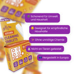 ECO Reinigungstabletten für die Küche – 4 Stk., Orange