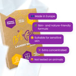 BajaBee Laundry Sheets - Unscented, 48 Loads