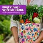 Vrećica od pčelinjeg voska - L, Orange Dots, 1 kom