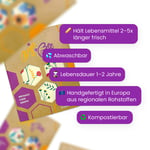Bienenwachstücher - Multipack XL/M/M/S - Bloom