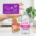 Kit iniziale - pastiglia detergente multiuso 1 pz. + flacone