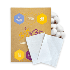 BajaBee Laundry Sheets - Cotton Fresh, 48 Loads
