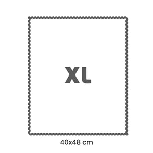 Voskovaný ubrousek - XL, Orange Dots, 1 ks