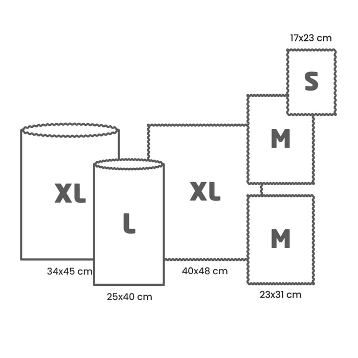 Csomag a anyának | tasak XL és L + Multipack kendők