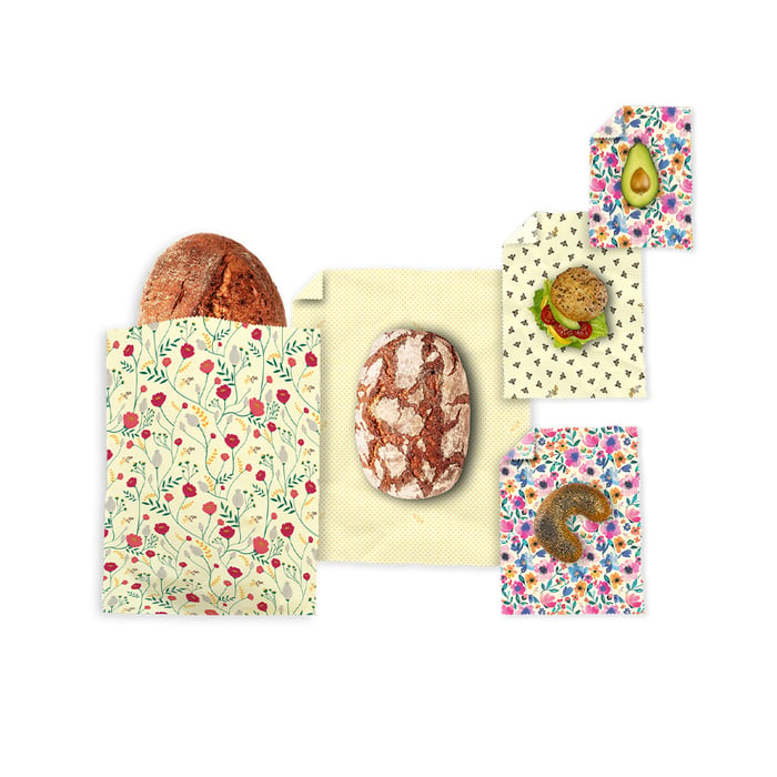 Starter Bundle | XL Beeswax bag + Multipack beeswax wraps