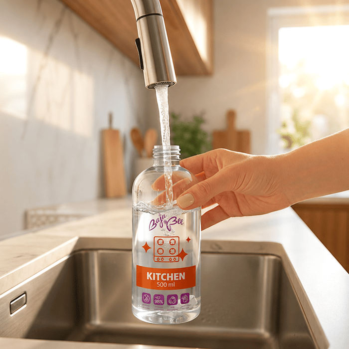 Starter pack – kitchen cleaning tablet 1 pc + Bottle