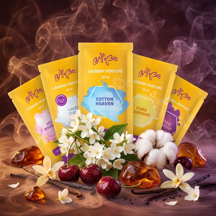 Laundry Perfume Samples - 5 pcs x 10 ml