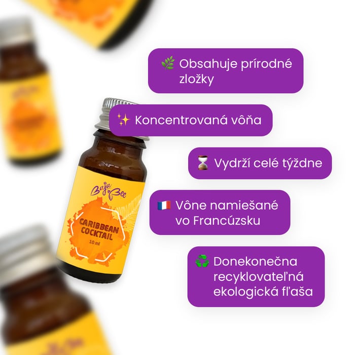 Vzorka parfému na pranie - Caribbean Cocktail, 10 ml