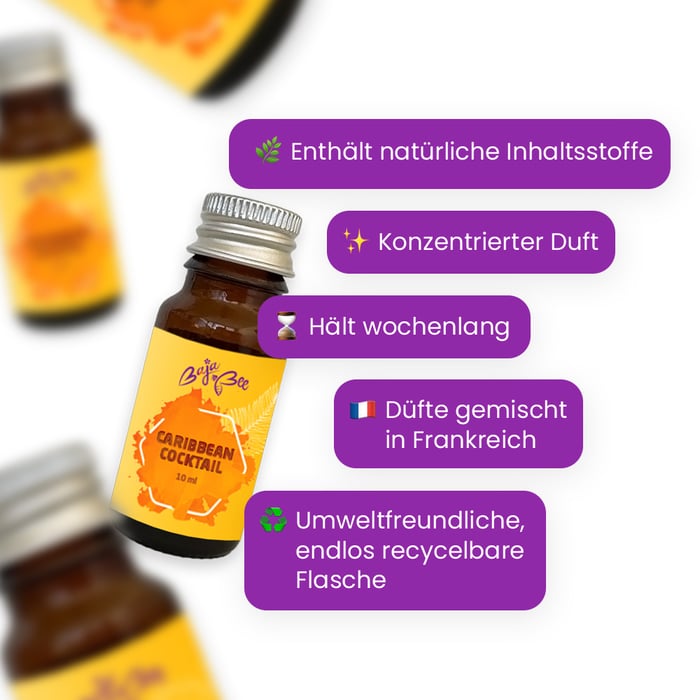 Probe von Wäscheparfüm - Caribbean Cocktail, 10 ml