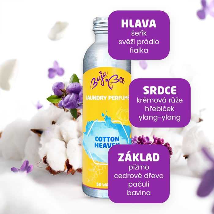 Parfém na praní - Cotton Heaven, 250 ml, 50 praní