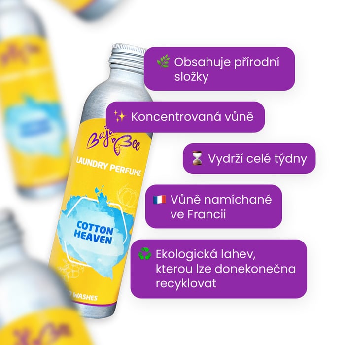 Parfém na praní - Cotton Heaven, 250 ml, 50 praní