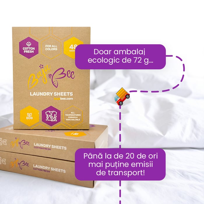 Detergent bandă BajaBee - 3 x 48 de spălări