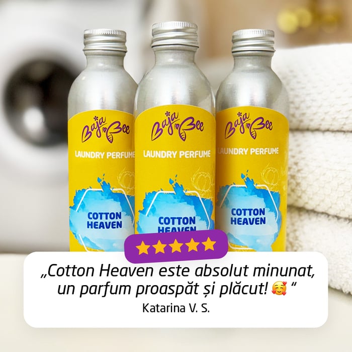 Parfum de rufe - Cotton Heaven, 500 ml, 100 de spălări
