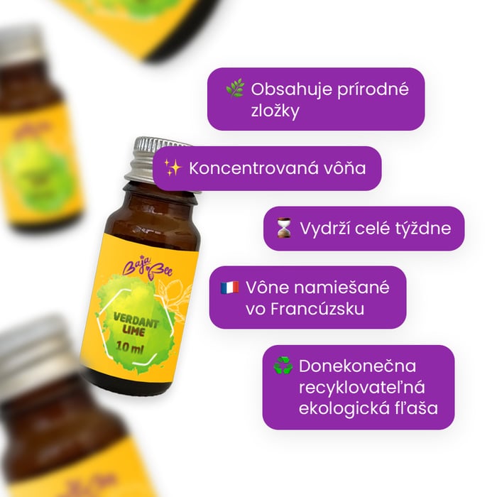 Vzorka parfému na pranie - Verdant Lime, 10 ml