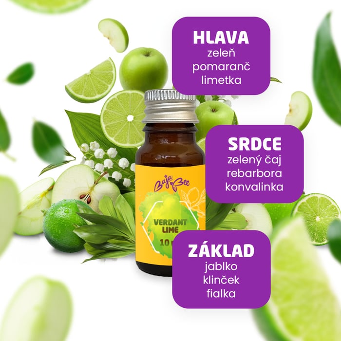 Vzorka parfému na pranie - Verdant Lime, 10 ml
