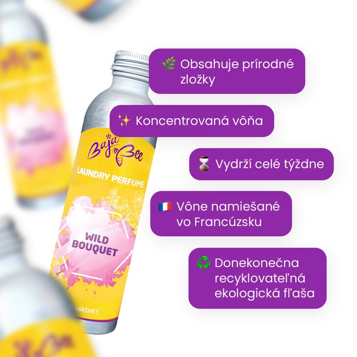 Parfém na pranie - Wild Bouquet, 500 ml, 100 praní