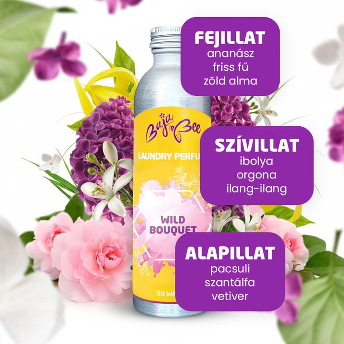 Mosóparfüm - Wild Bouquet, 500 ml, 100 mosásra