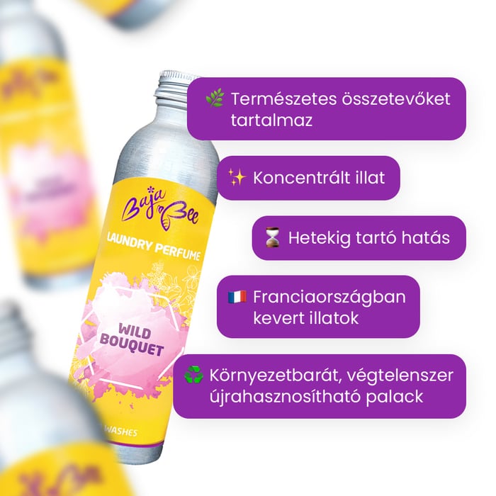Mosóparfüm - Wild Bouquet, 500 ml, 100 mosásra