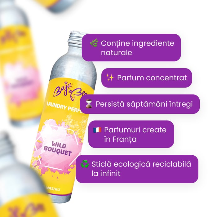 Parfum de rufe - Wild Bouquet, 500 ml, 100 de spălări