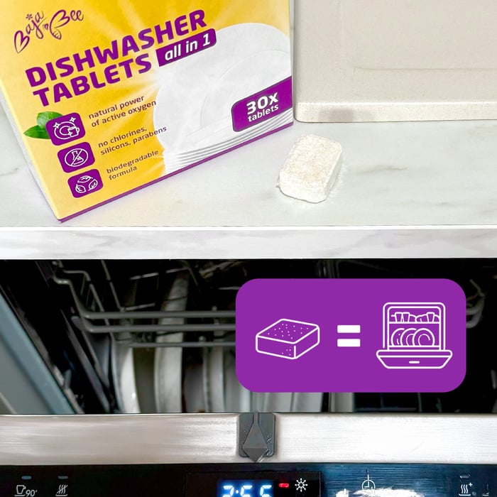 ECO tablety do myčky nádobí All-in-one – 5 x 30 ks, bez vůně
