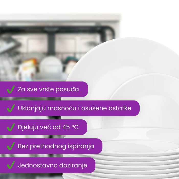 ECO tablete za perilicu posuđa All-in-one – 3 x 30 kom, bez mirisa