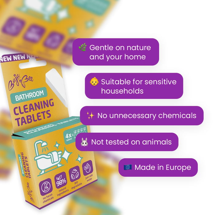 ECO bathroom cleaning tablet – 1 pc, lemon
