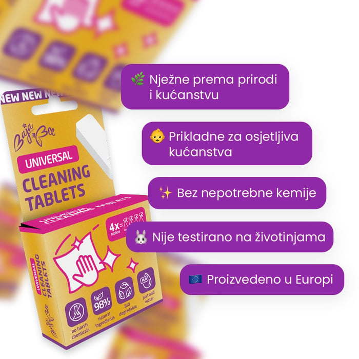 ECO univerzalne tablete za čišćenje – 4 kom, naranča
