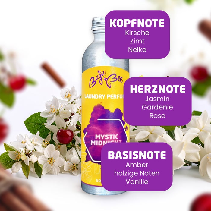 Wäscheparfüm - Mystic Midnight, 500 ml, 100 Waschgänge
