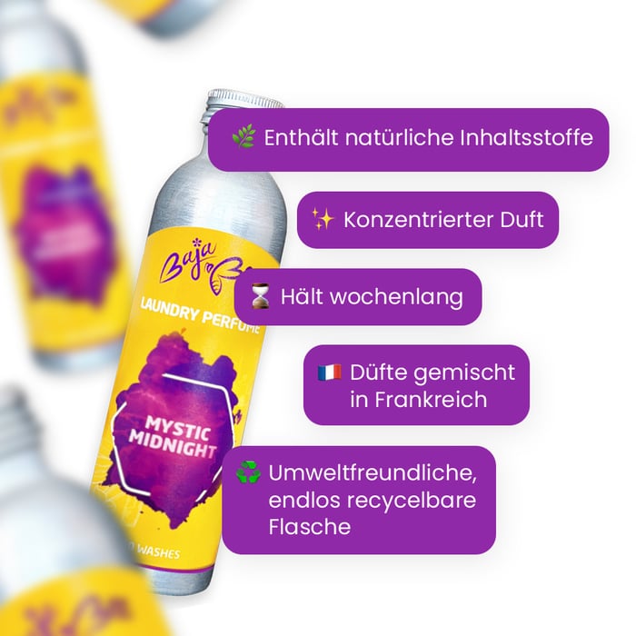 Wäscheparfüm - Mystic Midnight, 500 ml, 100 Waschgänge