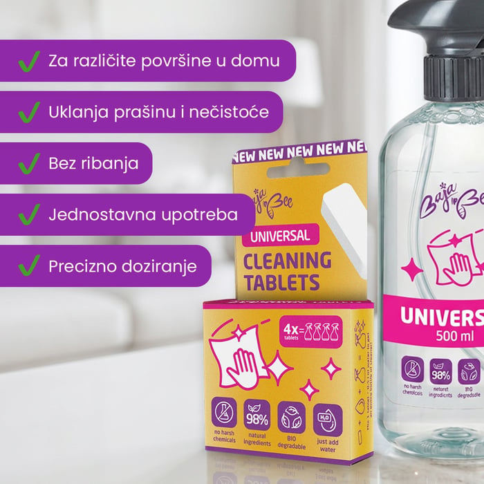 ECO univerzalne tablete za čišćenje – 4 kom, naranča