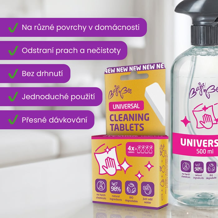 ECO univerzální čisticí tablety – 4 ks, pomeranč