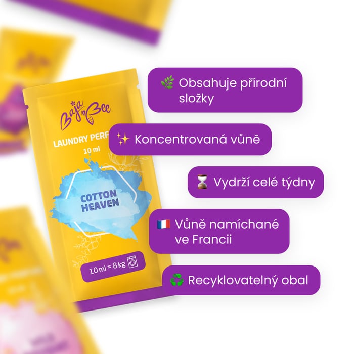 Vzorky parfémů na praní - 5 ks