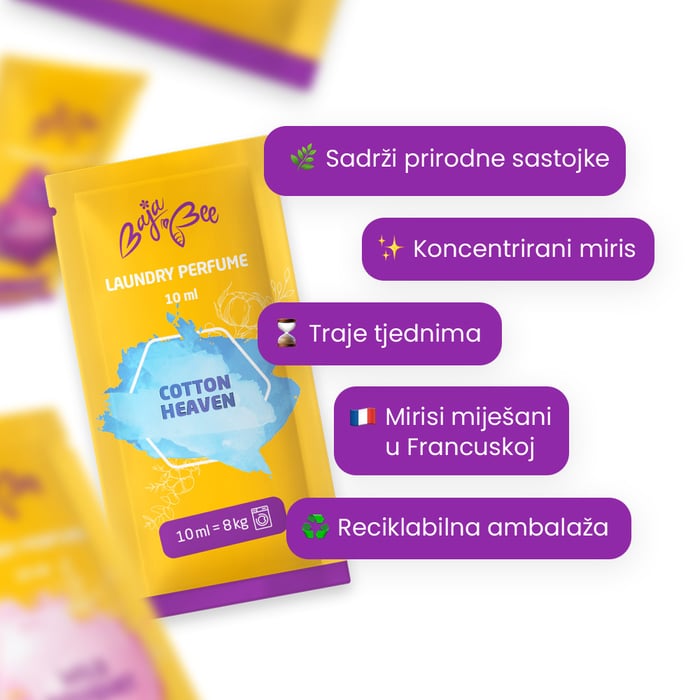Uzorci parfema za rublje - 5 kom