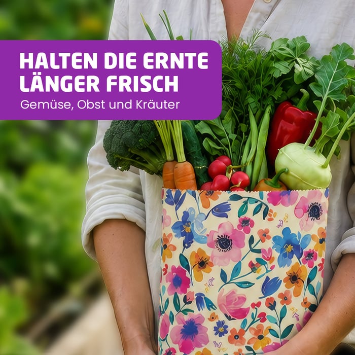 Bienenwachstücher - Multipack XL/M/M/S - Bloom