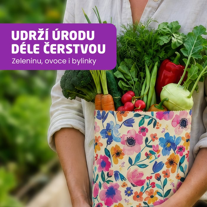 Voskované ubrousky - Multipack, Bloom & Orange Dots, XL/M/M/S