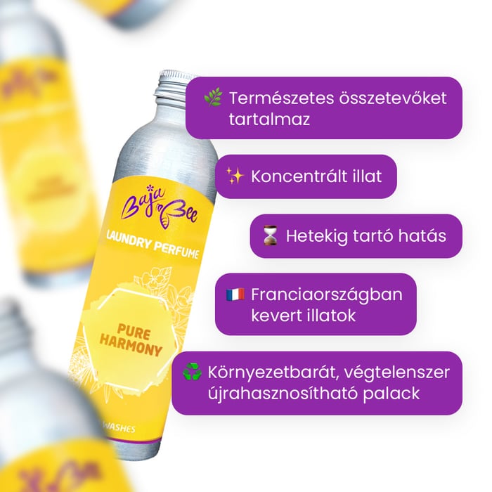 Mosóparfüm - Pure Harmony, 250 ml, 50 mosásra