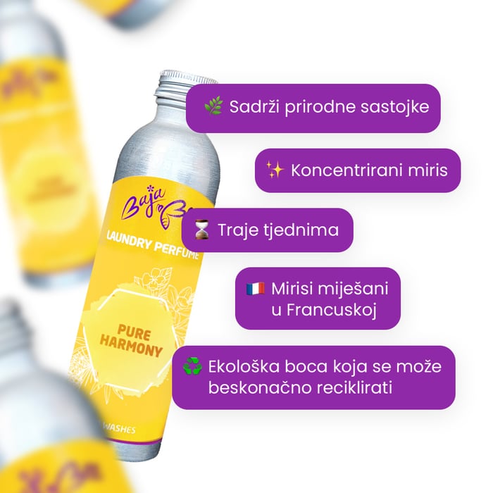 Parfem za rublje - Pure Harmony, 250 ml, 50 pranja