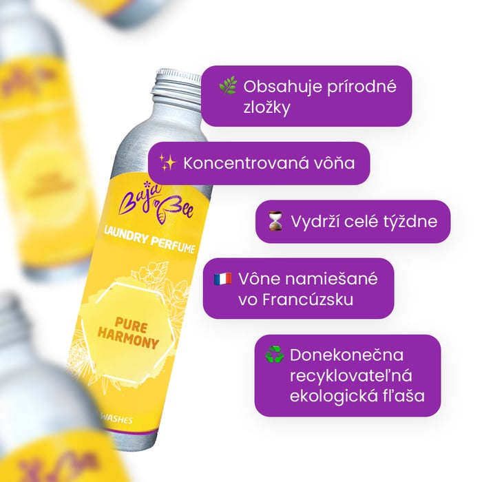 Parfém na pranie - Pure Harmony, 500 ml, 100 praní