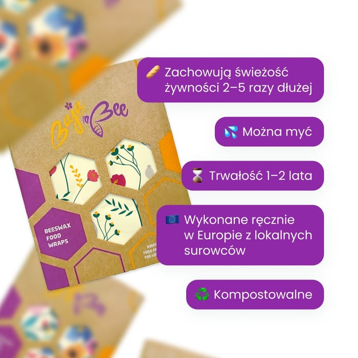 Woskoworek - XL, Kwiaty, 1 szt.