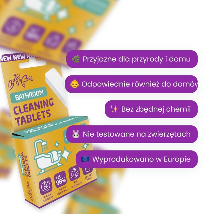 EKO tabletka do czyszczenia łazienki – 1 szt., zapach cytrynowy