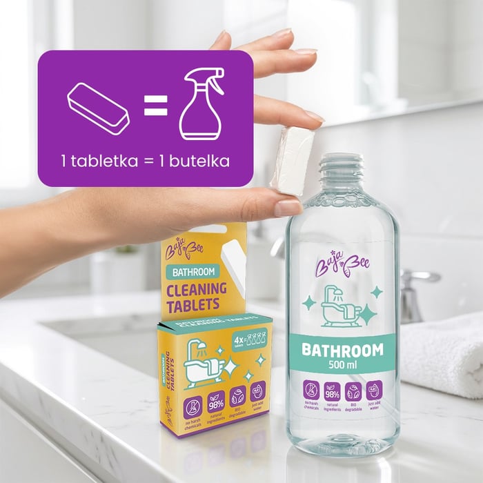 EKO tabletka do czyszczenia łazienki – 1 szt., zapach cytrynowy