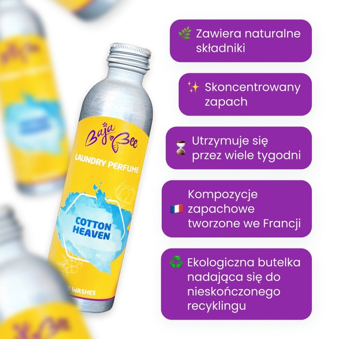Perfumy do prania - Cotton Heaven, 250 ml, 50 prań